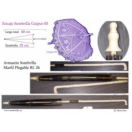 Sombrilla Marfil Rf. 26