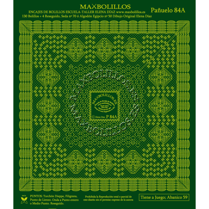Patrón Pañuelo 84A