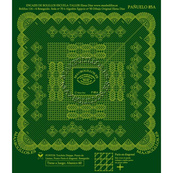 Patrón Pañuelo 85A
