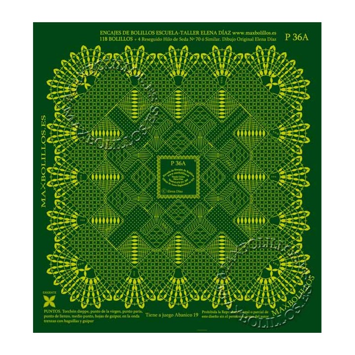 Patrón Pañuelo 36A