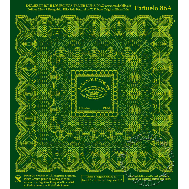 Patrón Pañuelo 86A