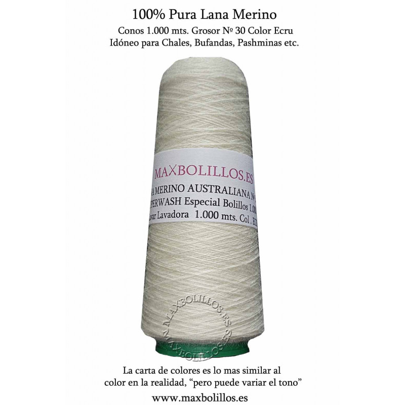Lana Merino Nº 30 Ecru