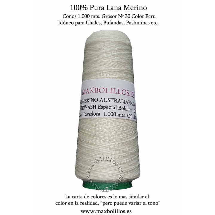 Lana Merino Nº 30 Ecru