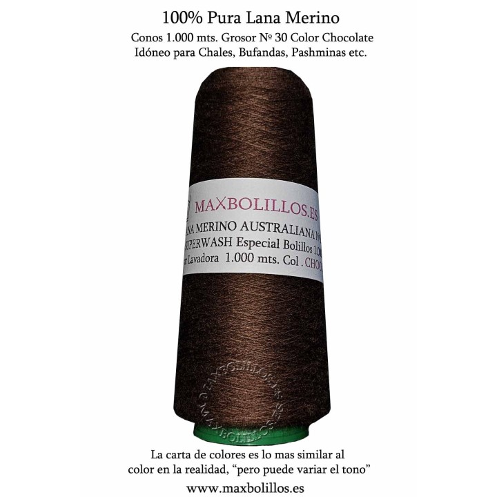 Lana Merino Nº 30 Chocolate