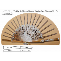 Varillas Rf. 71-74 Natural