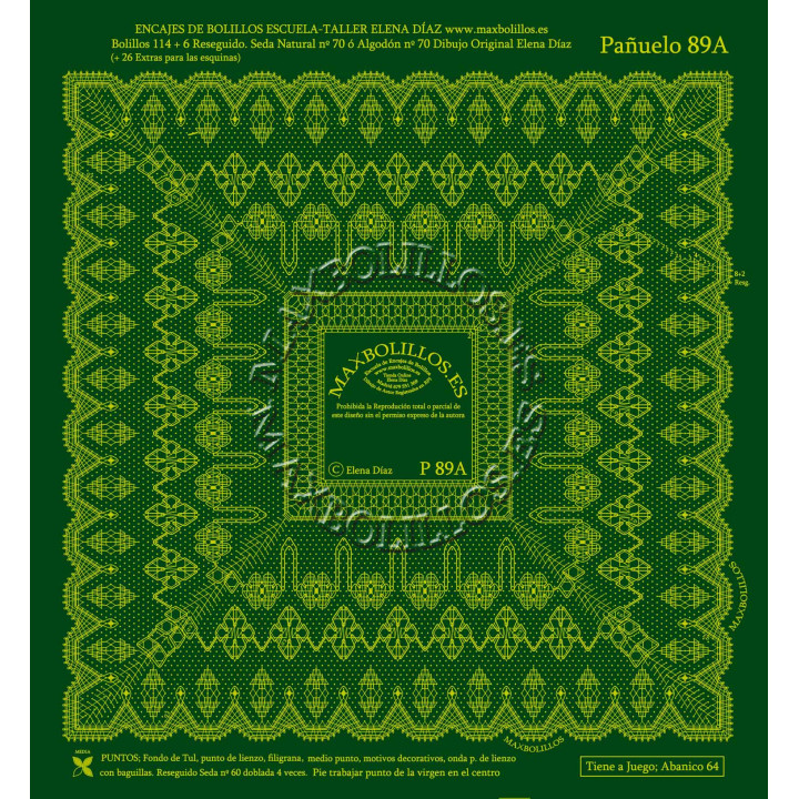 Patrón Pañuelo 89A