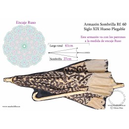 Sombrilla Hueso Rf. 60
