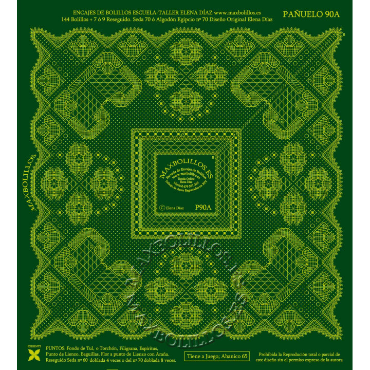Patrón Pañuelo 90A