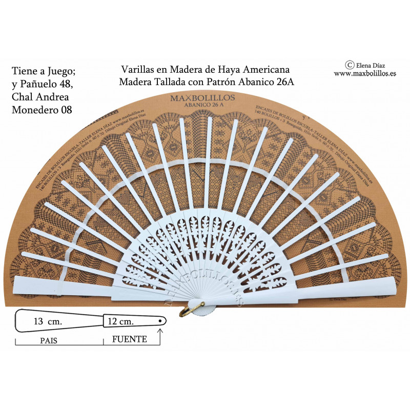 Varillas+Patrón 26A Blanco