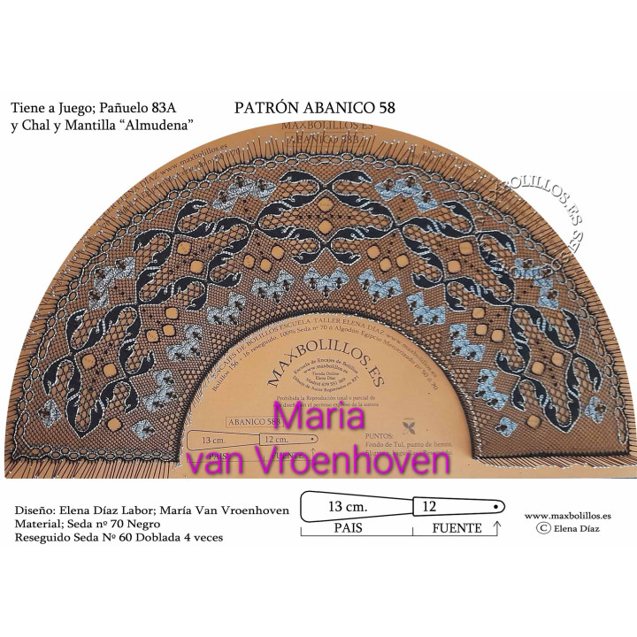 Varillas+Patrón 58B Blanco