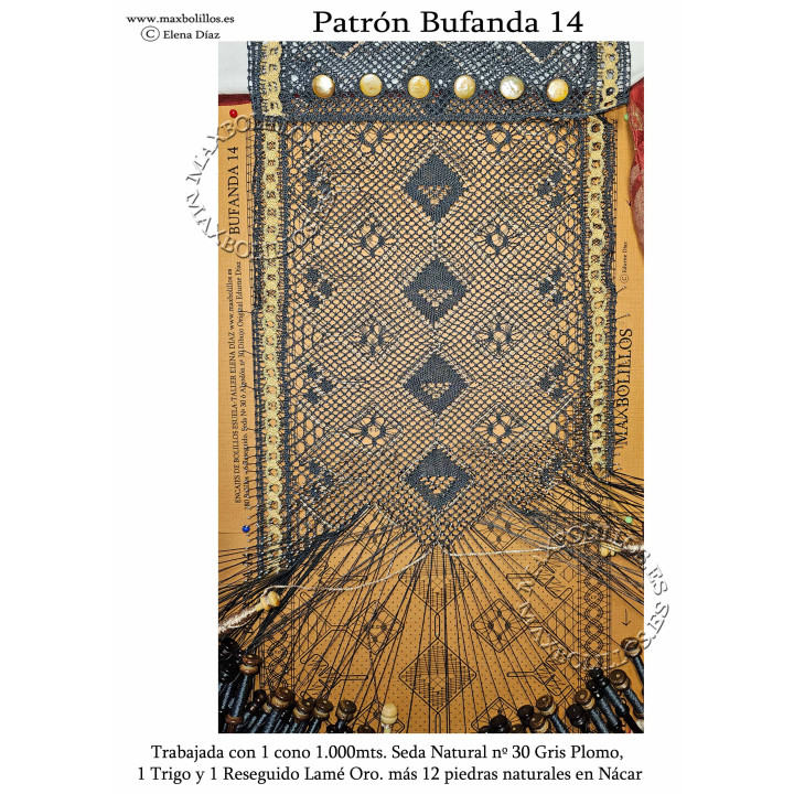 Patrón Bufanda 14