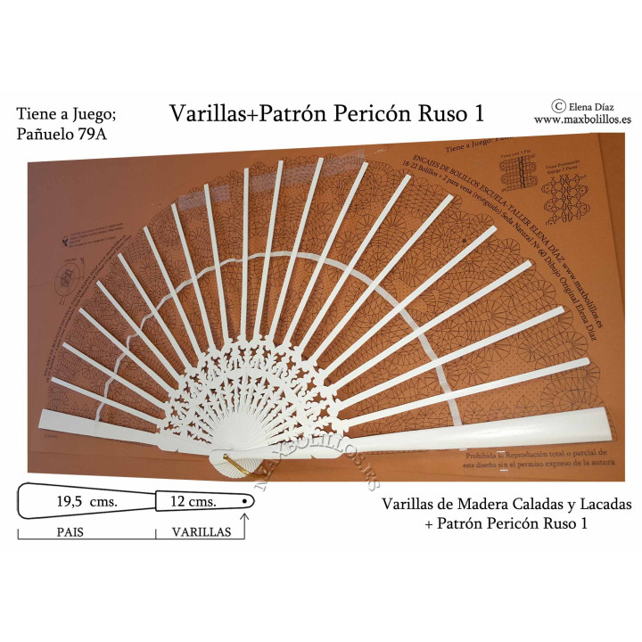 Varillas+Pericón Ruso 1 Blanco