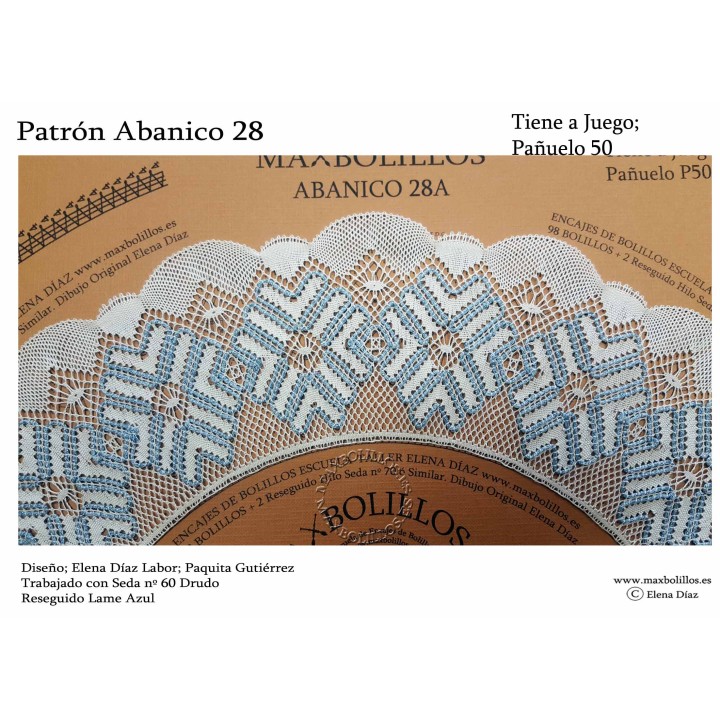 Lamé Fantasía Azul