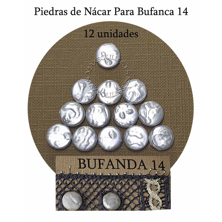 Patrón+Hilos Bufanda 14 Seda