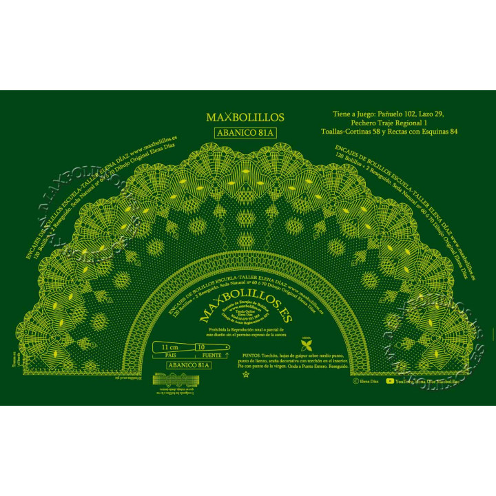 Patrón Abanico 81A