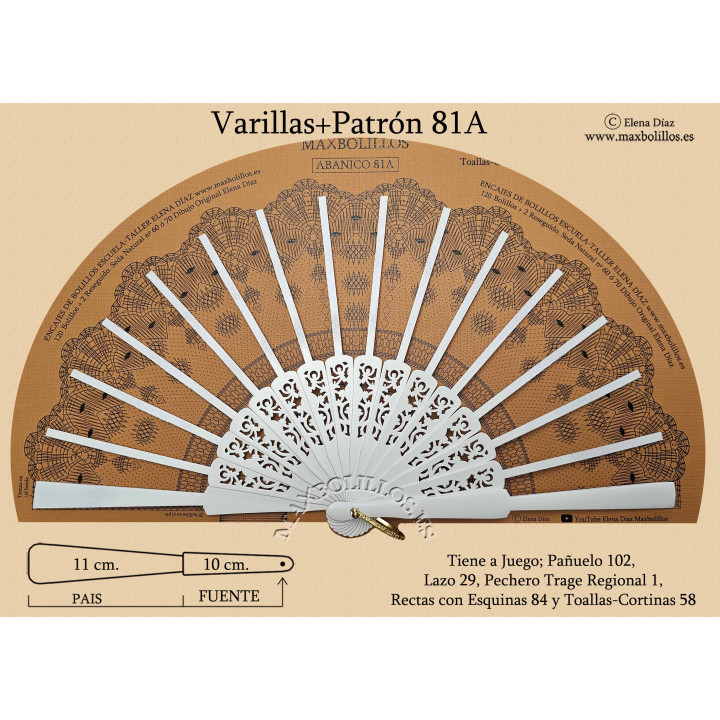 Varillas+Patrón 81A Blanco