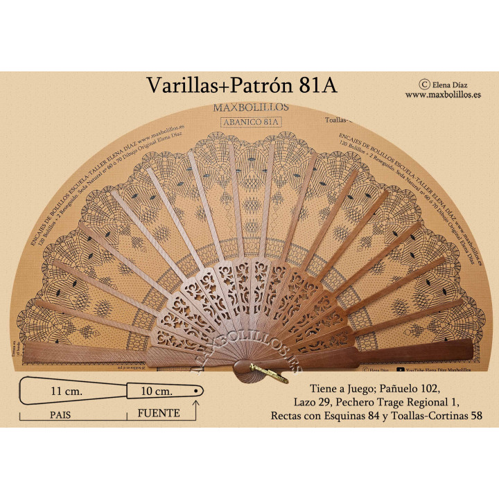 Varillas+Patrón 81A Natural