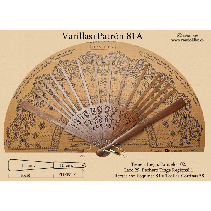 Varillas+Patrón 81A Natural