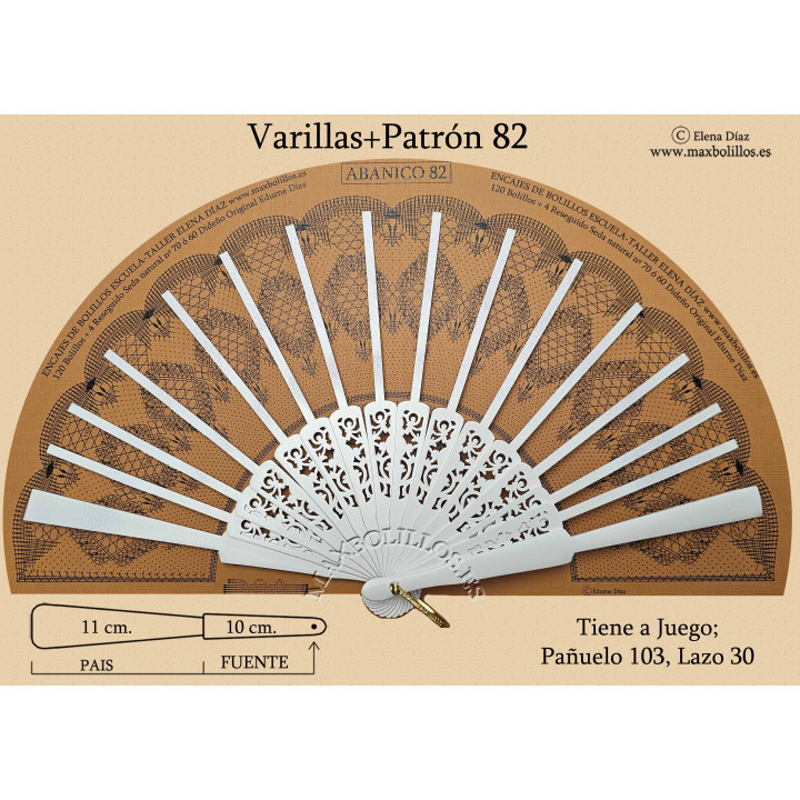 Varillas+Patrón 82 Blanco