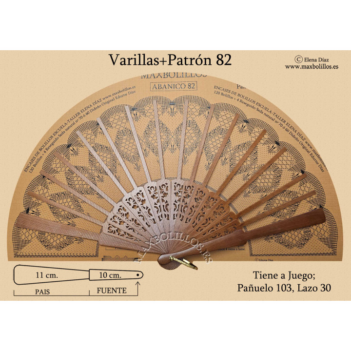 Varillas+Patrón 82 Natural
