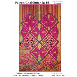 Patrón Chal/Bufanda 15