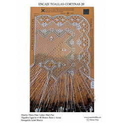 Algodón Nº 40 Arena Egipcio Mercerizado