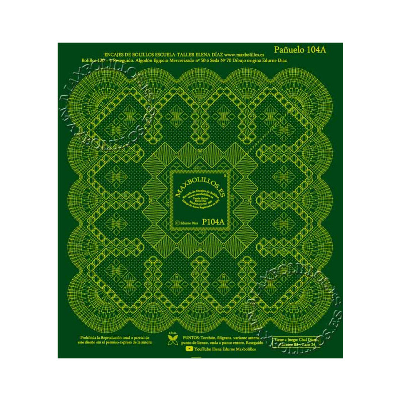 Patrón Pañuelo 104A