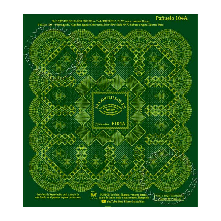 Patrón Pañuelo 104A