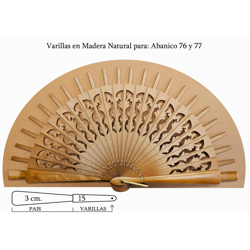 Varillas Rf. 76 y 77 Natural