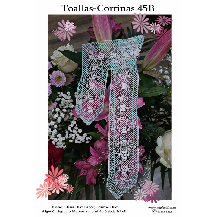 Patron Toallas Cortinas 45B Entredós