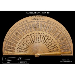 Varillas+Patrón 50 Natural