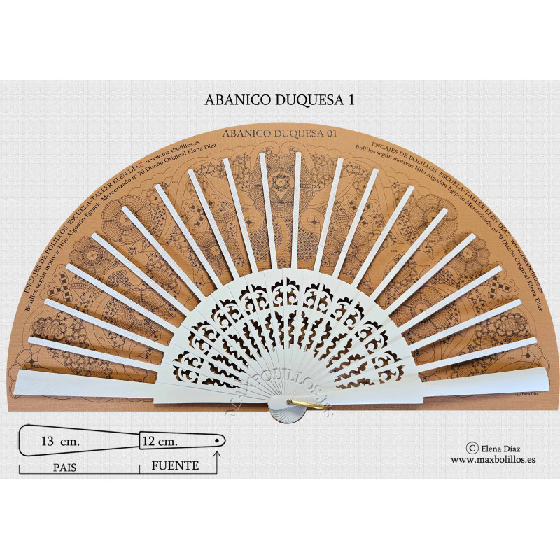 Varillas+Patrón Duquesa 1 Blanco