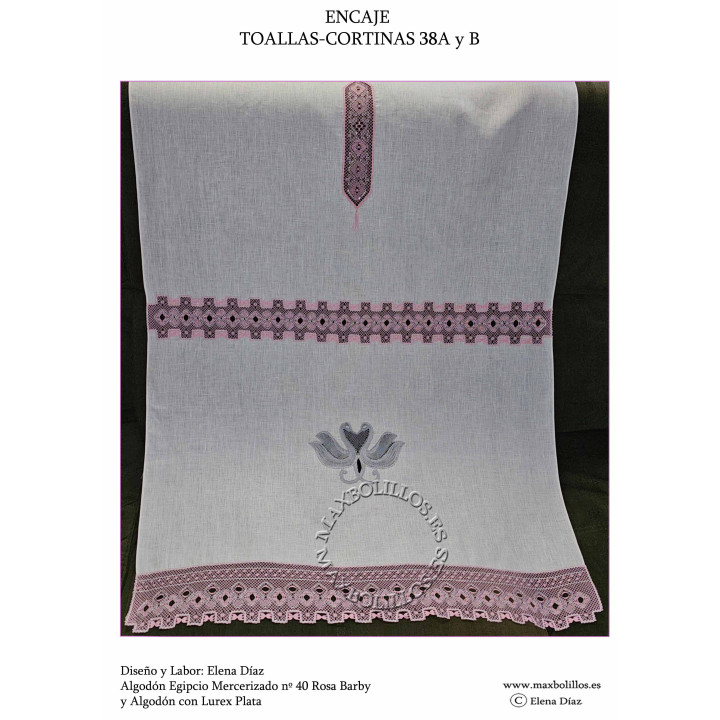 Patrón Toallas Cortinas 38A