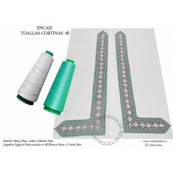 Patron Toallas Cortinas 45B Entredós